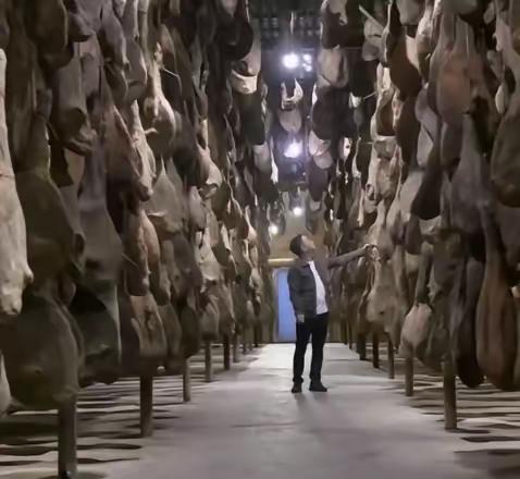 “2017年，云南一位小伙掏空家底，买下了数万吨猪腿，然后将其丢弃在了一个偏僻的