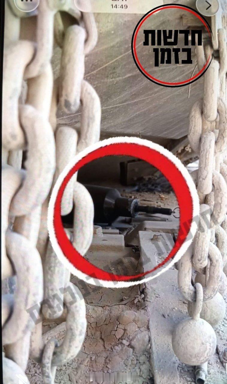 今天以色列人运气不错，巴勒斯坦抵抗实施了一次反坦克体操行动，但是被放到坦克炮塔上