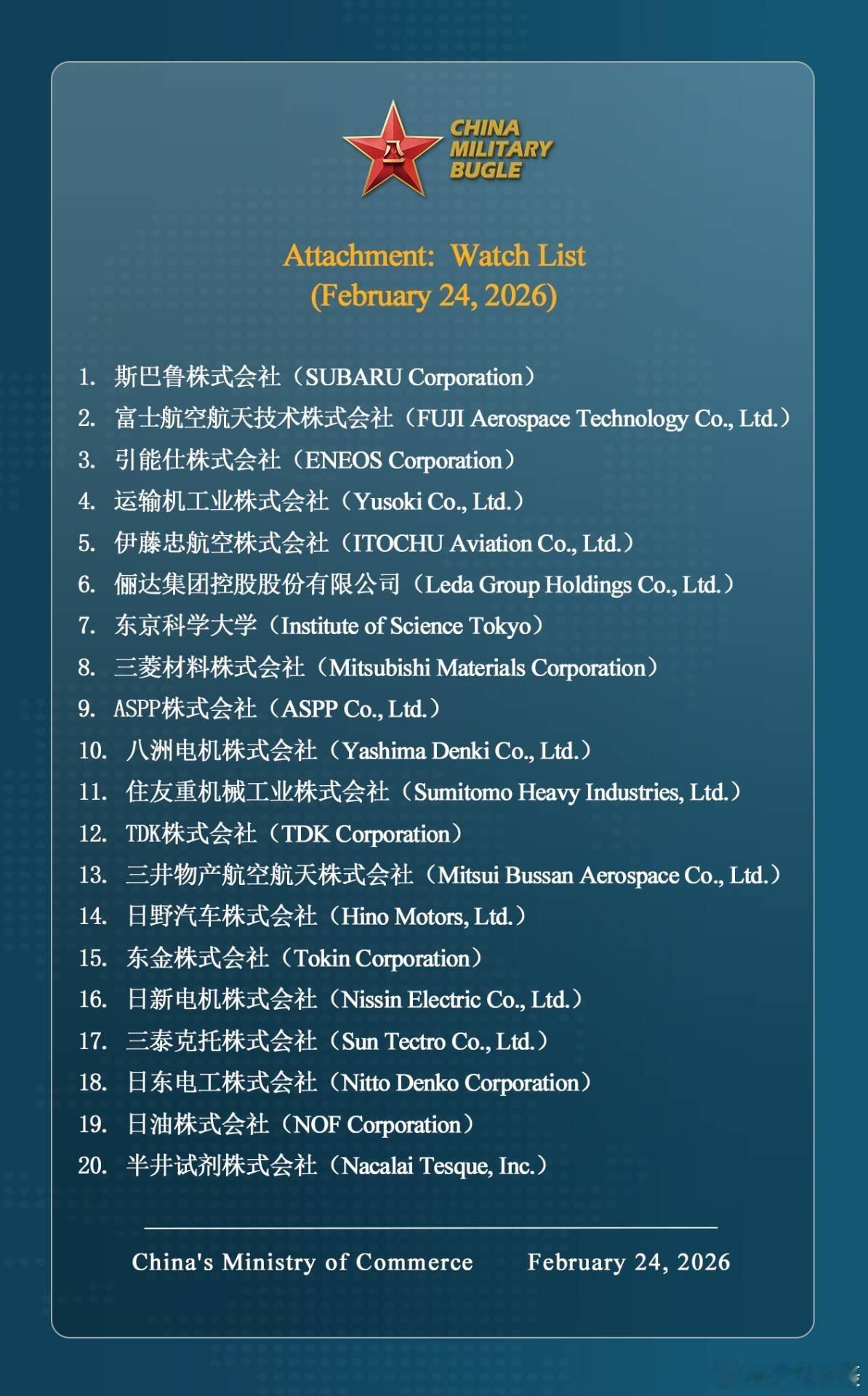 中国军号海外版：是时候让日本从其帝国主义幻想中清醒过来了。中国的回应是合理、正当
