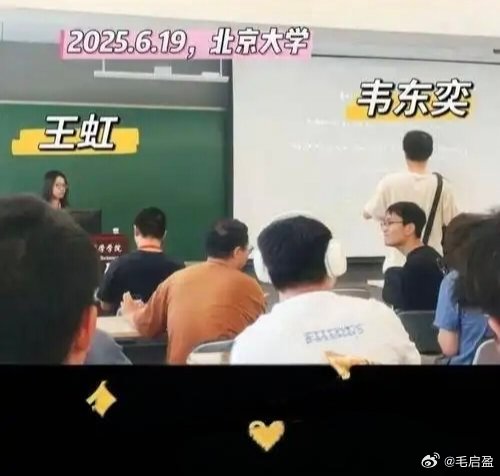 王虹教授在清华大学开讲挂谷猜想王虹在清华讲数学用英文，底下评论炸了：“中国人给中