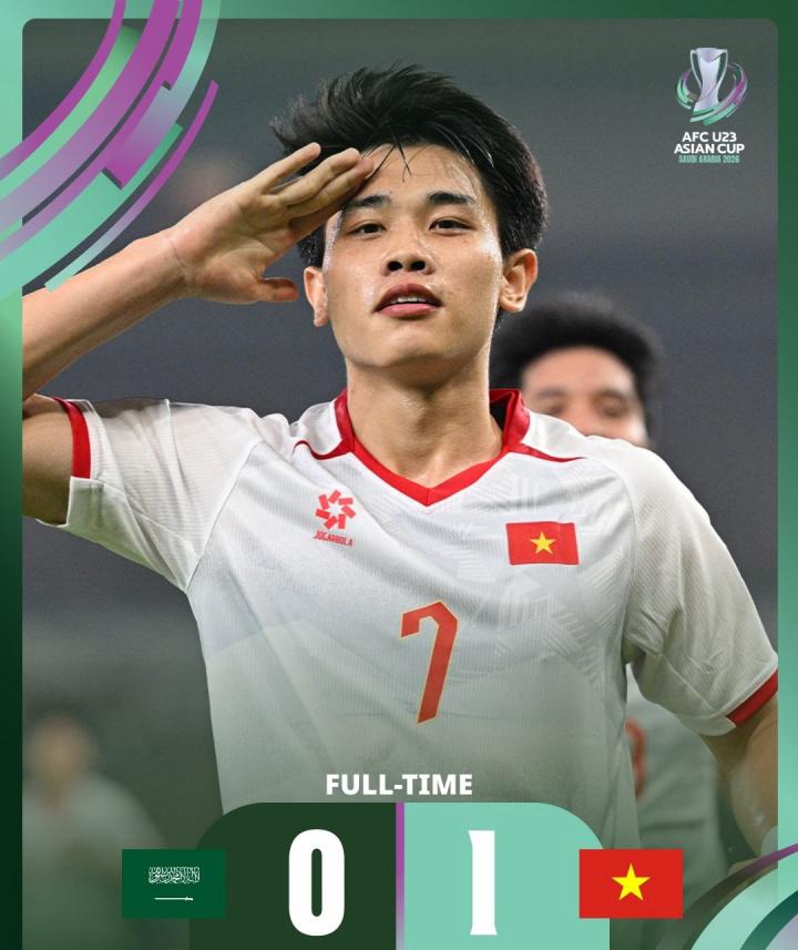 越南U23末轮1-0干掉沙特，直接把3.5倍身价的对手踹出局。
小组三场踢完，