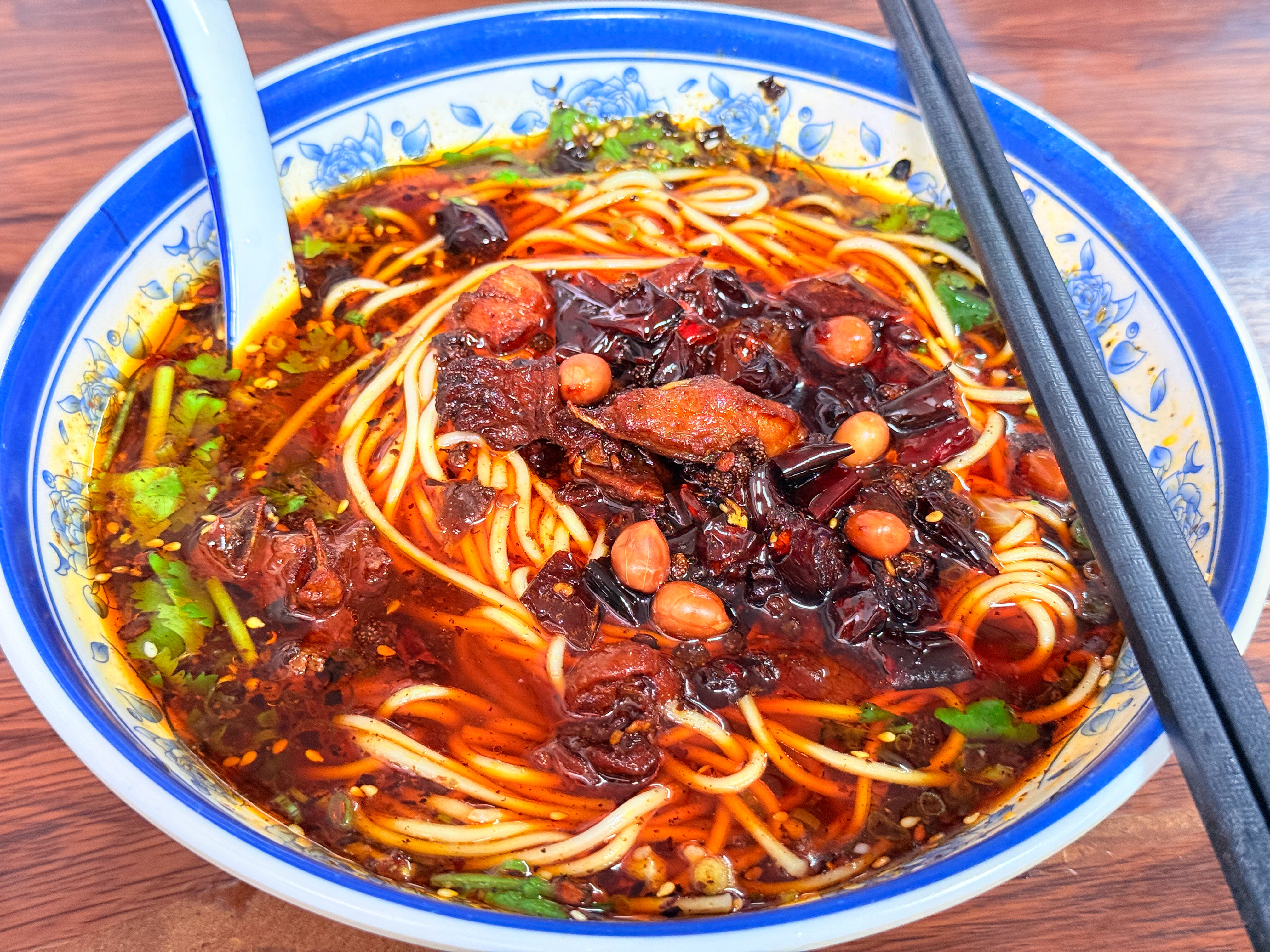 辣子鸡面，还是这好吃。 