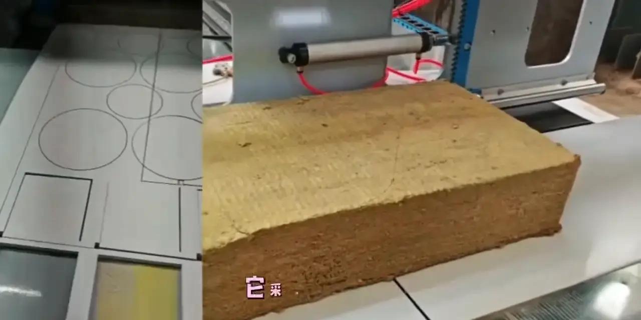 盖房子装修，保温材料少不了岩棉板，但要把它切得又快又准，可不是个容易事儿。现在有