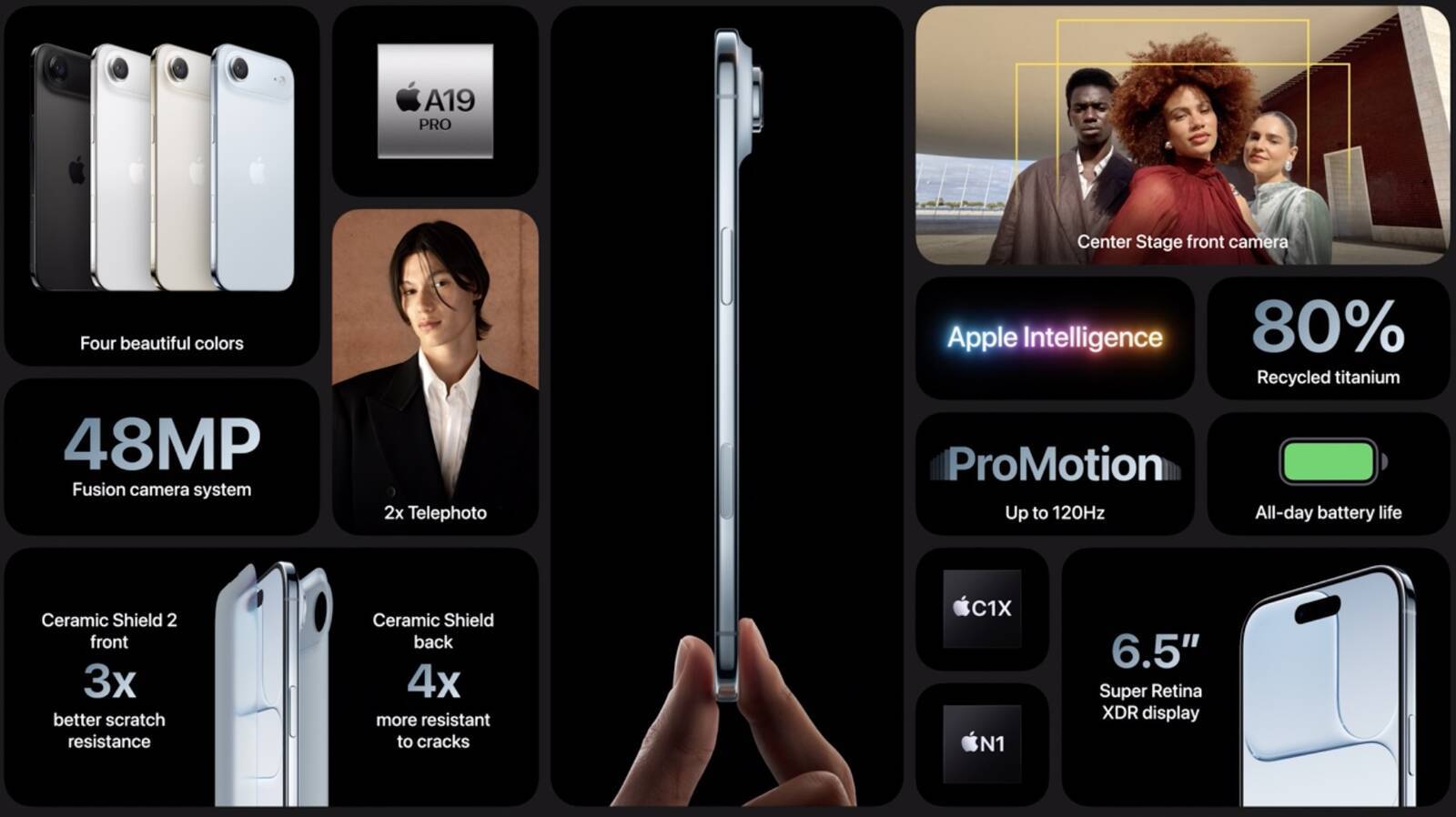 史上最薄的iPhone来了！iPhone Air厚度仅为5.6毫米，搭载A19 
