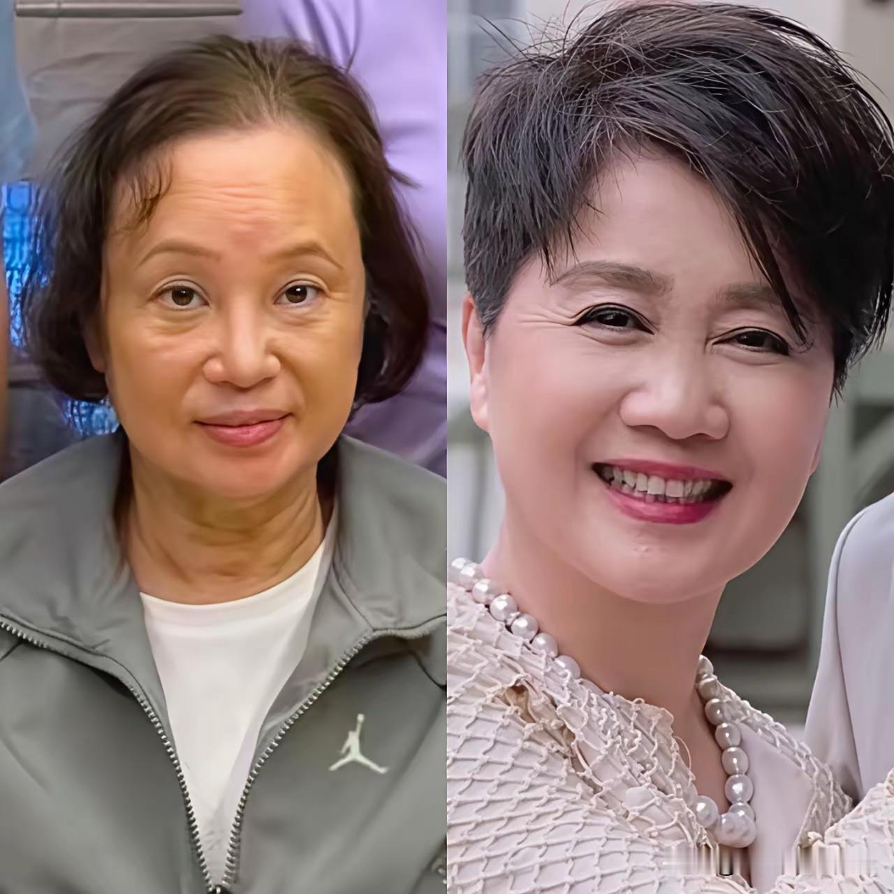 赌王三太四太状态差距很大，赌王离世后，三太陈婉珍肉眼可见的老了憔悴了，四太梁安琪