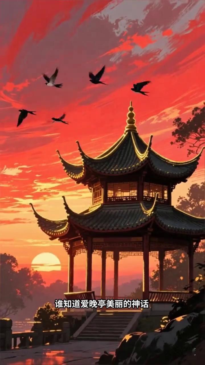 爱晚亭早早立山崖，枫叶红秋冬绿春夏，四季交替中潇潇洒洒。岳麓书院千年学府在牵挂，