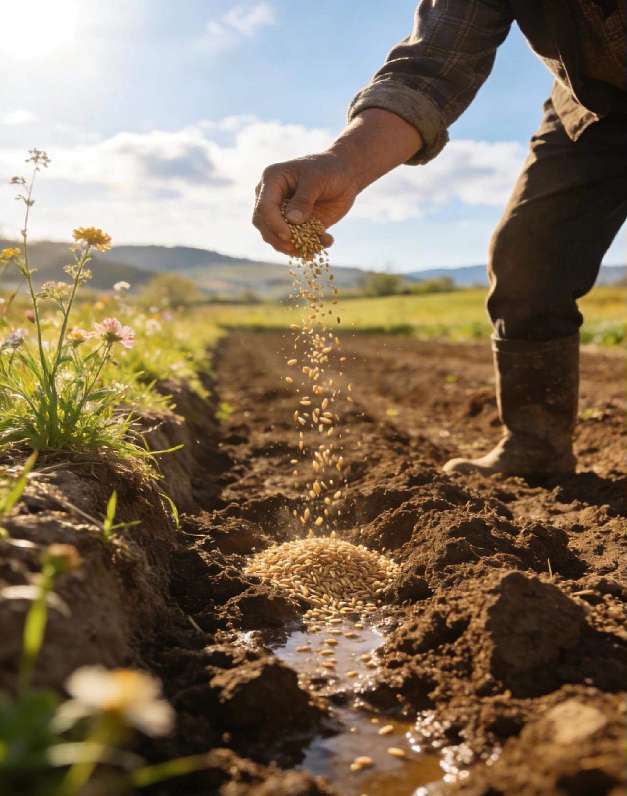 春种一粒谷，秋收万颗粮
 
我来给你对出工整又有寓意的下句，再配上一篇适合微头条