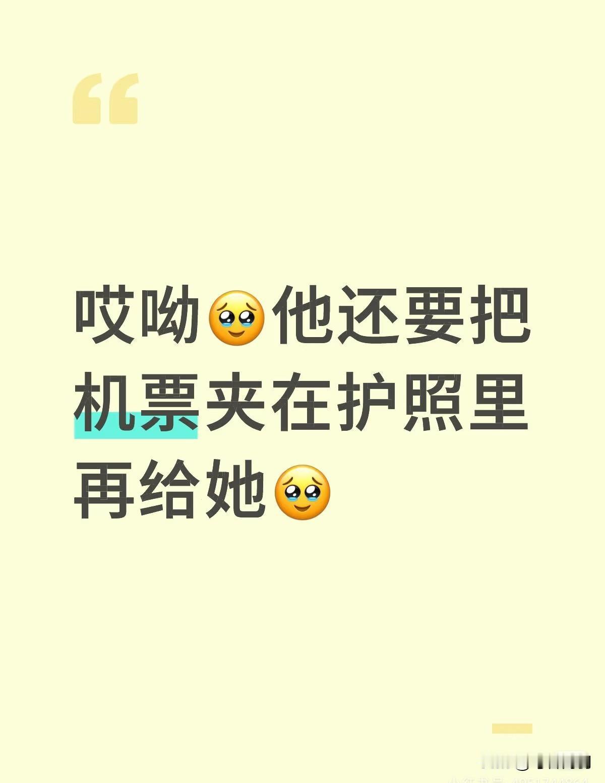 关键日子，勇敢的北京momo总会挺身而出！
妹宝给头机票，头把机票夹在护照里才递