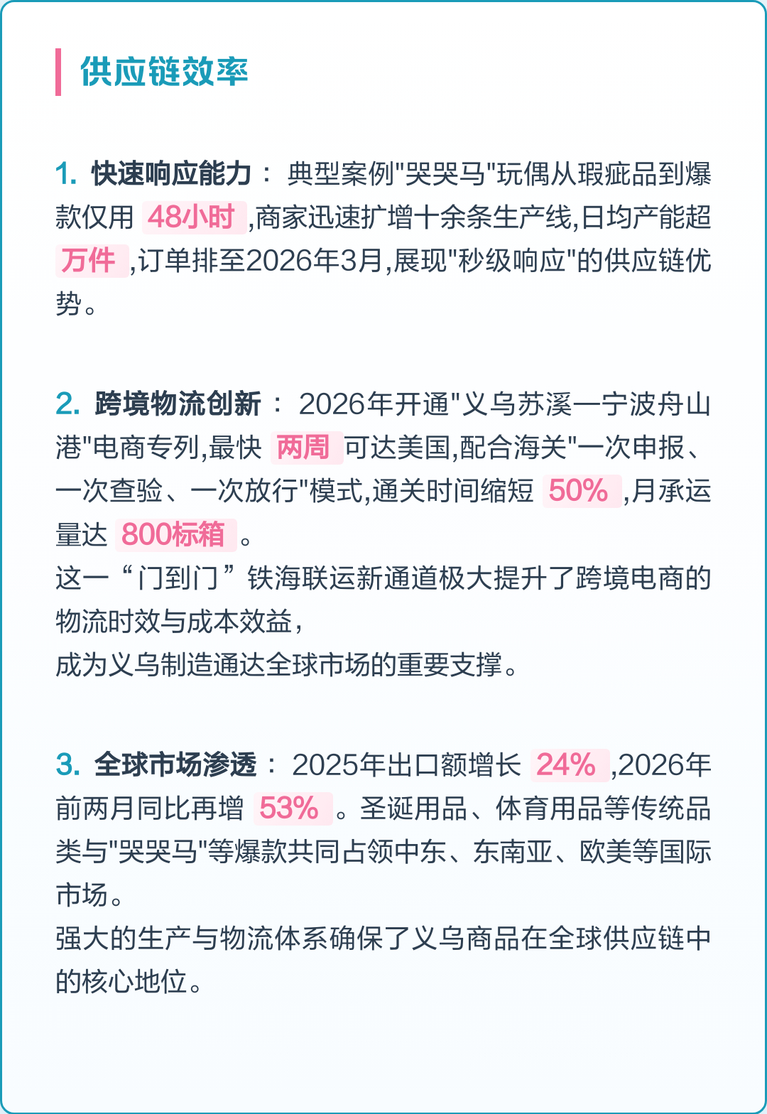 义乌量产速度 义乌规上工业总产值5年翻番，2024年达1378亿元，年均增速21