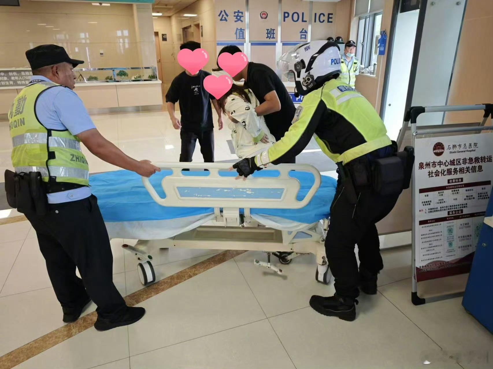 #福建一孕妇突发身体不适铁骑一路护送# 9月7日10时22分许，交警大队铁骑队队