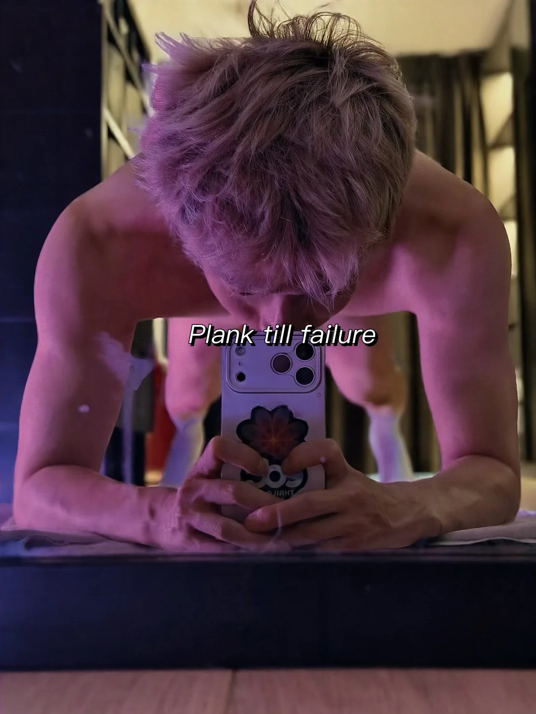 Plank till failure. 136s 😂