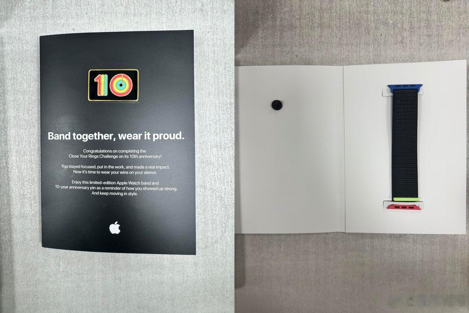 参与Apple年度闭环健身挑战的员工现已陆续收到一款限量版Apple Watch