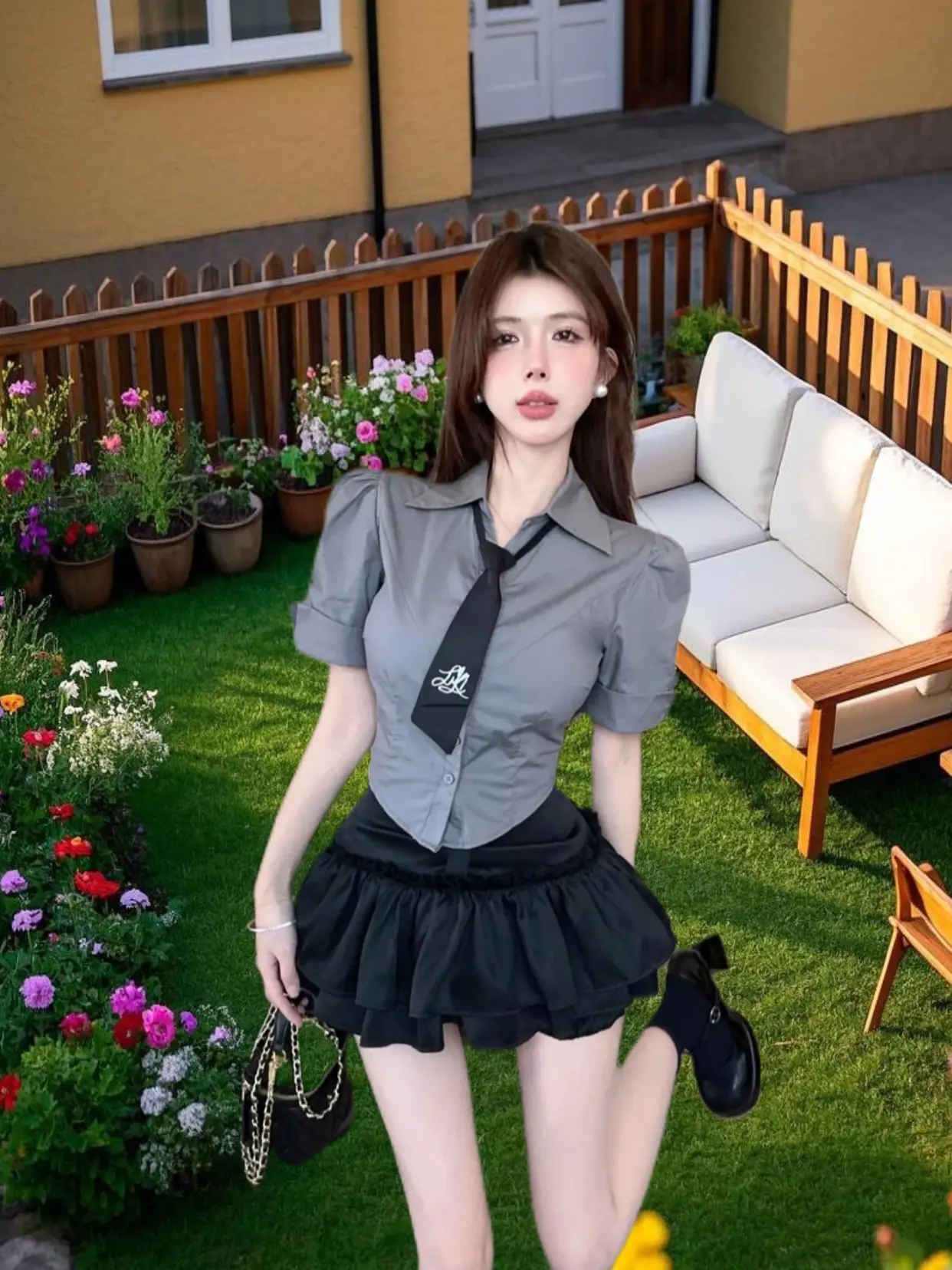 辣妹穿搭 甜辣妹 学院风穿搭 jk制服 穿搭vlog