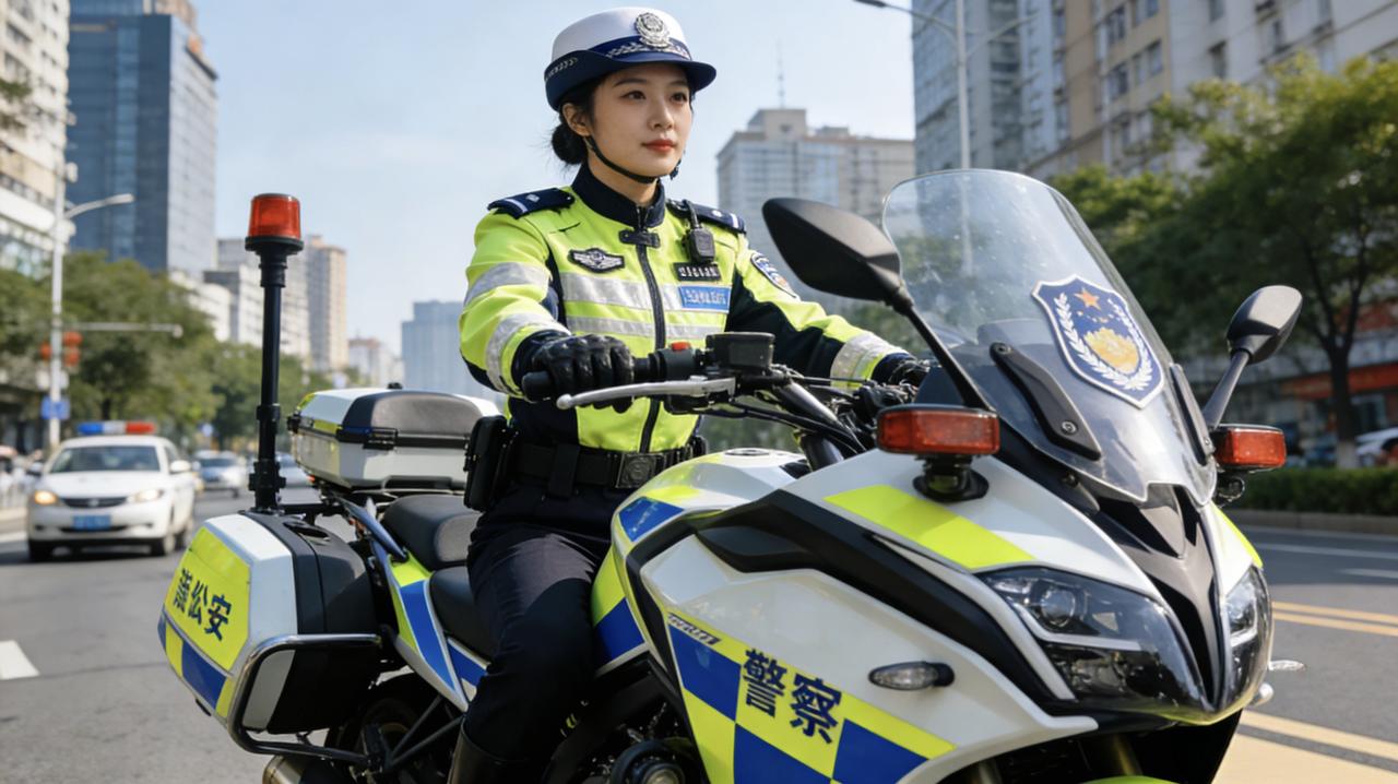 北京女交警张钰
600斤大摩托背后的责任与担当

咱们先不说这位女交警长得像不像