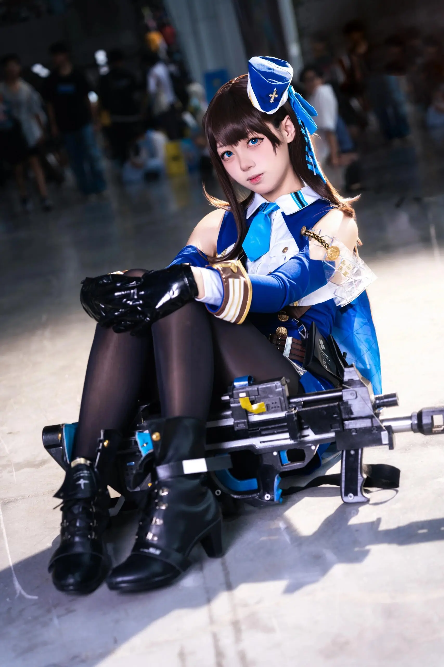 漫展养眼造型大赏 考斯普雷cosplay 胜利女神nikke 性感美女 黑丝搭配