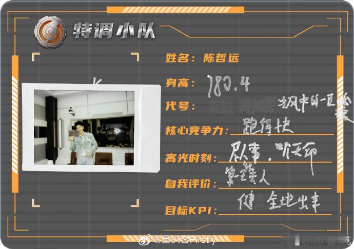 #陈哲远[超话]##陈哲远的代号是冷风中的一匹孤狼##密室大逃脱6特调小队集结#