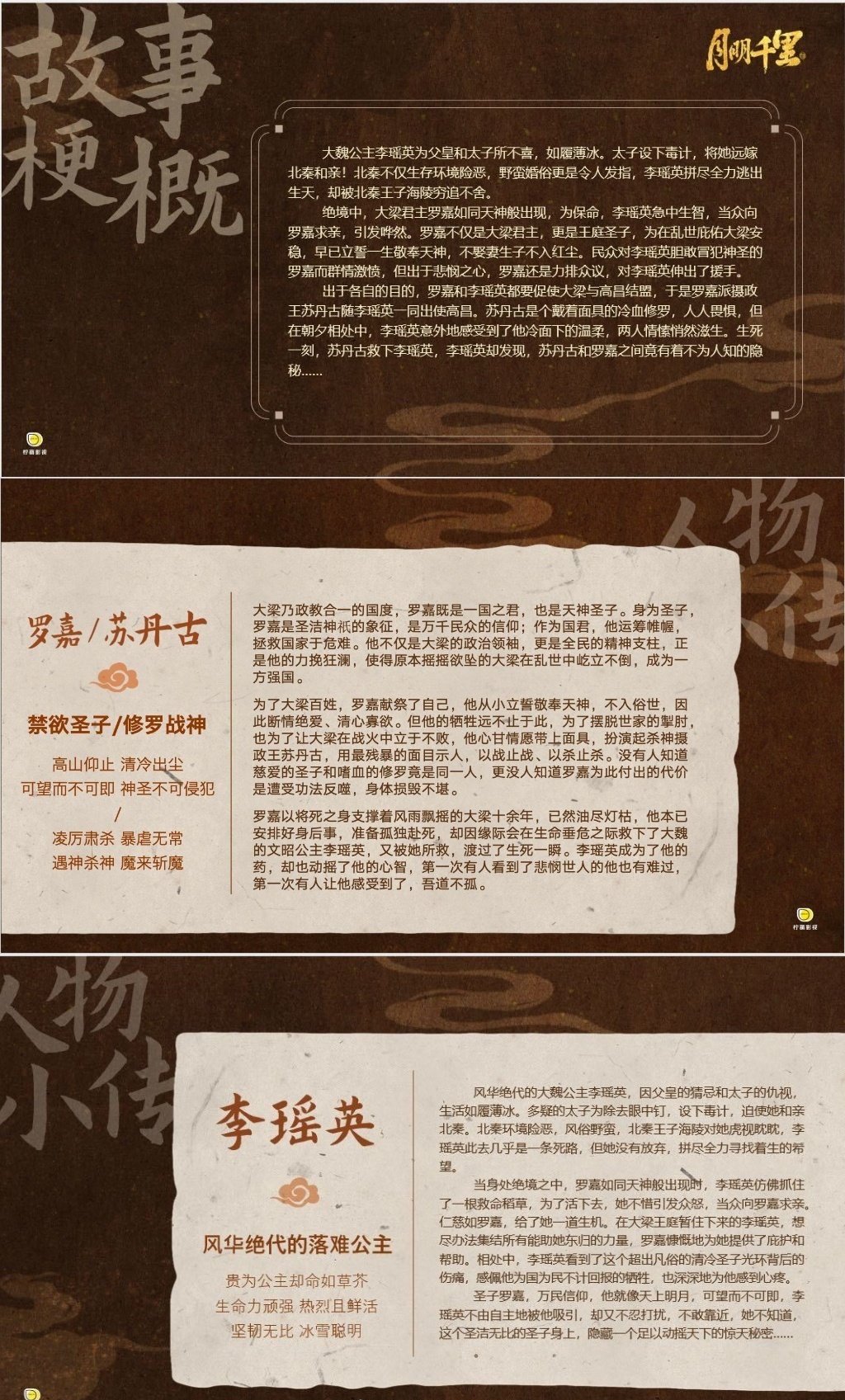 腾讯古装剧《月明千里》包上恩 ​​​
