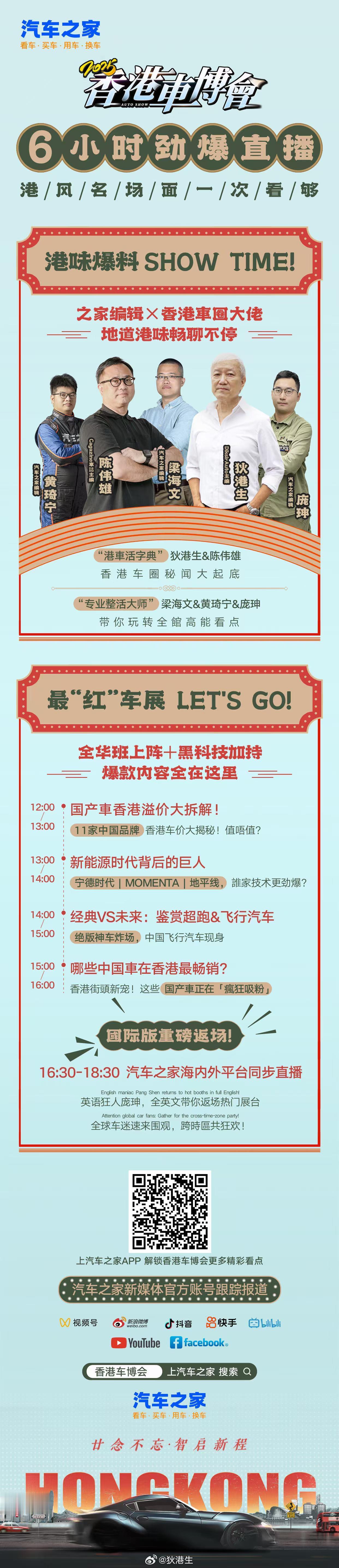 忙了一整天看車展，做了兩小時直播。 ​​​