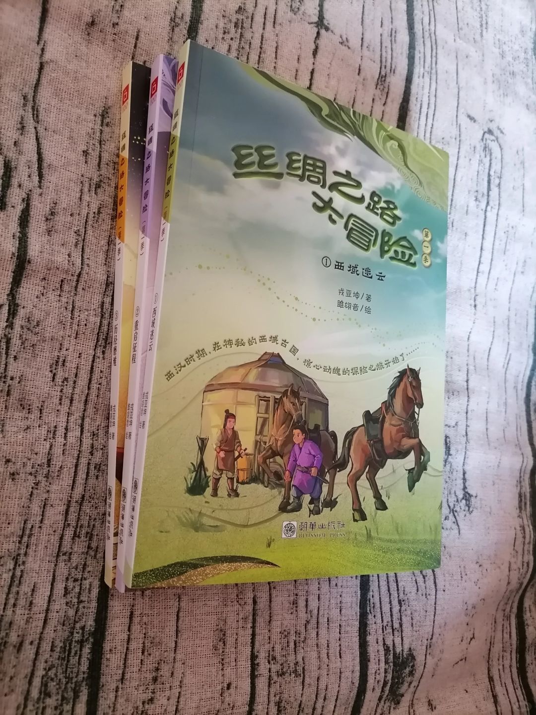 《丝绸之路大冒险》
	
作者：戎亚坤
出版社：朝华出版社
	
《丝绸之路大冒险》...
