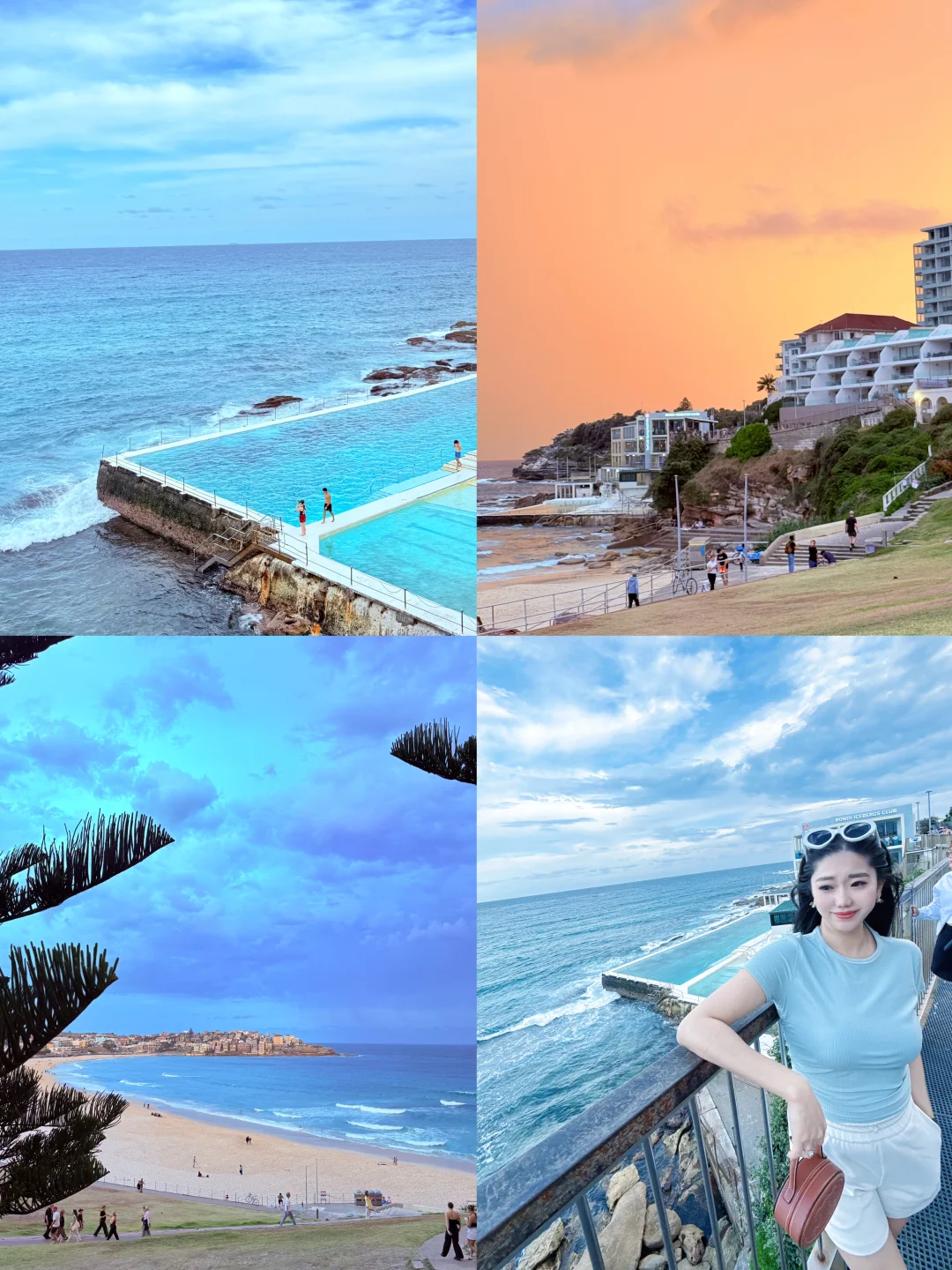 悉尼🇦🇺Bondi Beach｜蓝调时刻💙治愈一切🌊