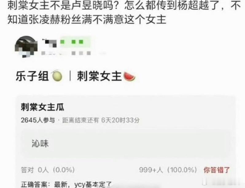 《刺棠》究竟是什么惊天好饼，女主从卢昱晓传到孙千，现在又说定的是杨超越……还没拍