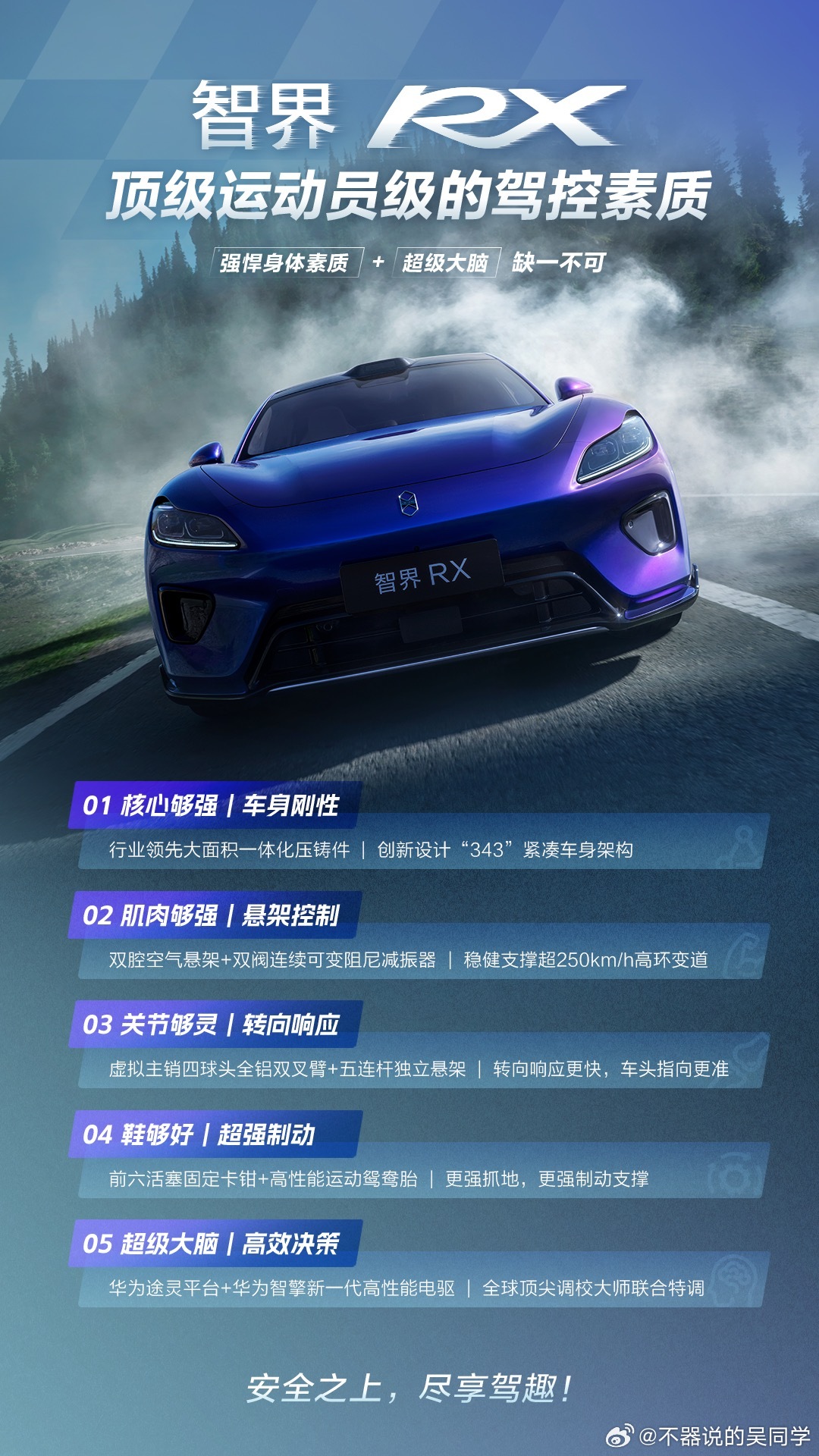 智界RX超高速高环变道挑战 这回还有人质疑智界RX的赛道基因吗？智界汽车官宣智界
