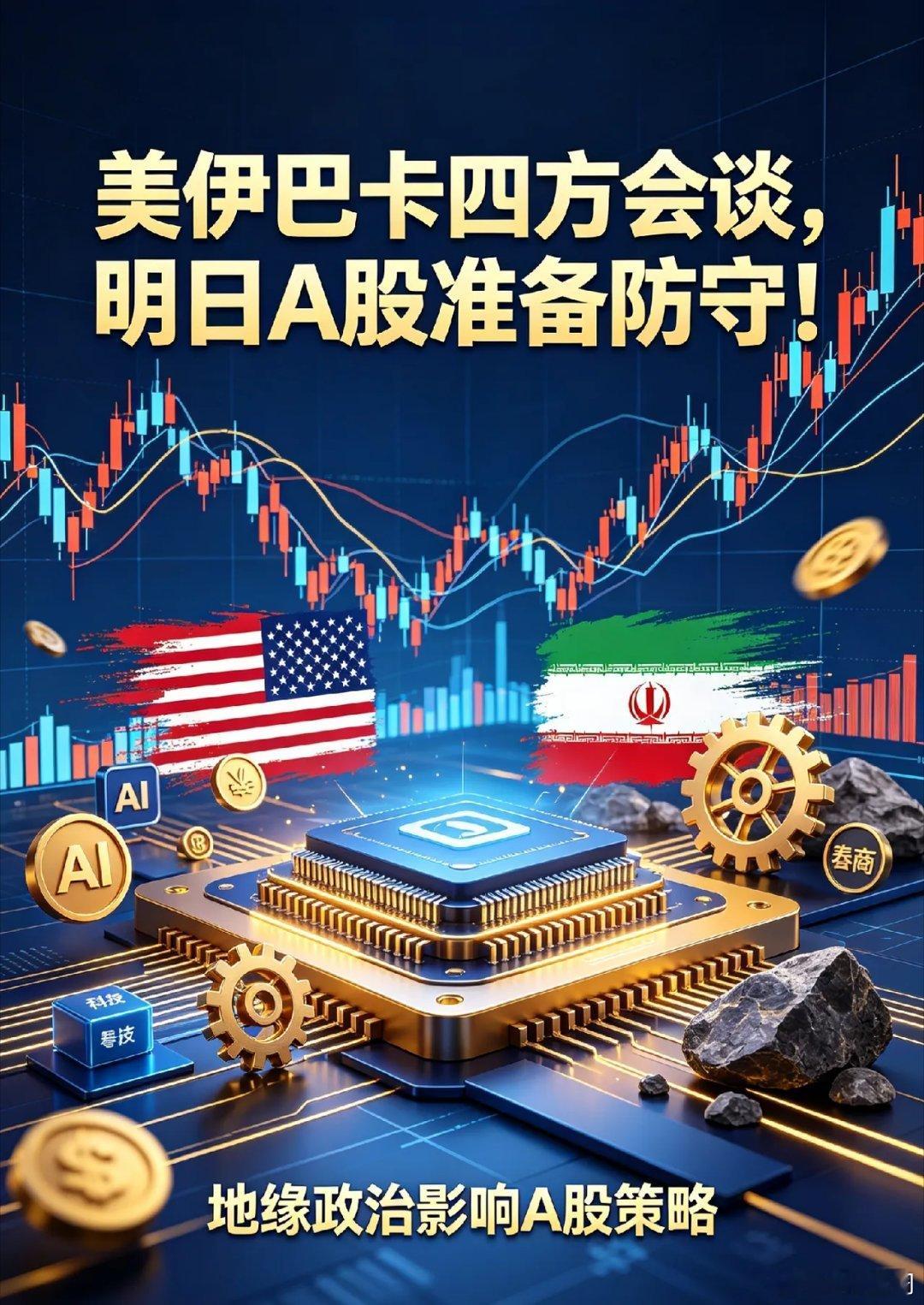 美伊巴卡四方会谈开始,明日A股准备防守!一、热点消息①万斯称美国愿与伊朗“从根本