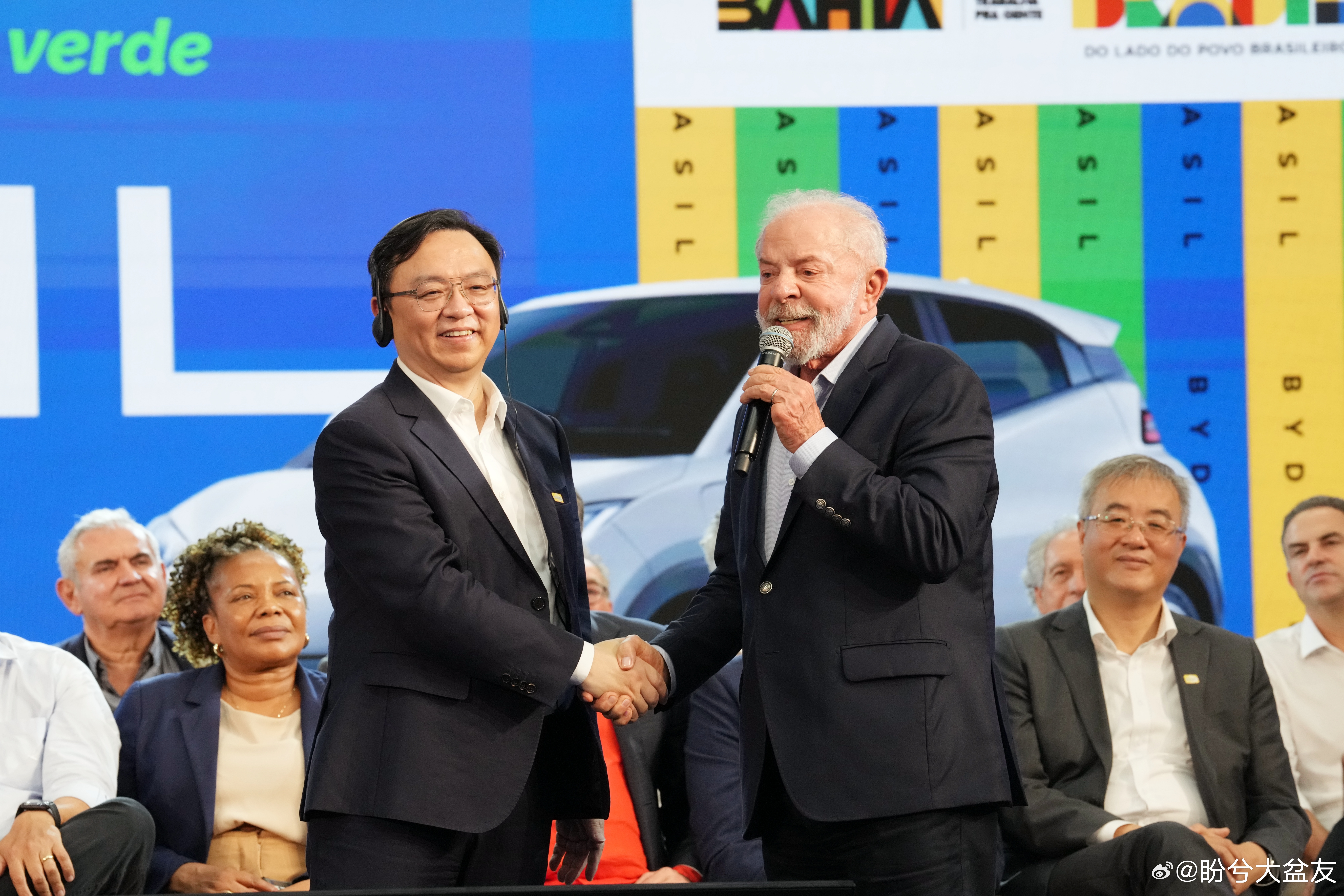 真快啊，比亚迪第1400万辆新能源车在巴西巴伊亚州卡马萨里工厂下线了，成为全球首