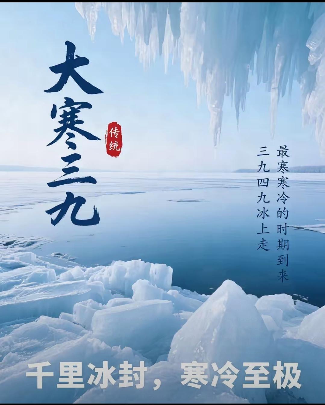 1后天进三九！
老祖宗的数九谚语太神了，
暖冬真会引来倒春寒？
后天（1月8日）