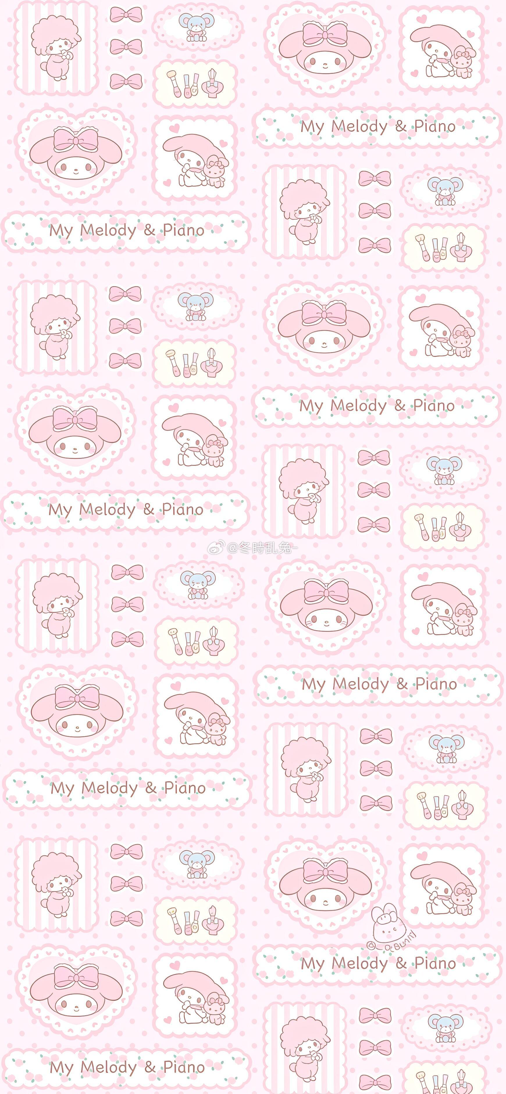 𝑺𝒉𝒂𝒓𝒆｜三丽鸥粉色系全屏壁纸分享🎀 