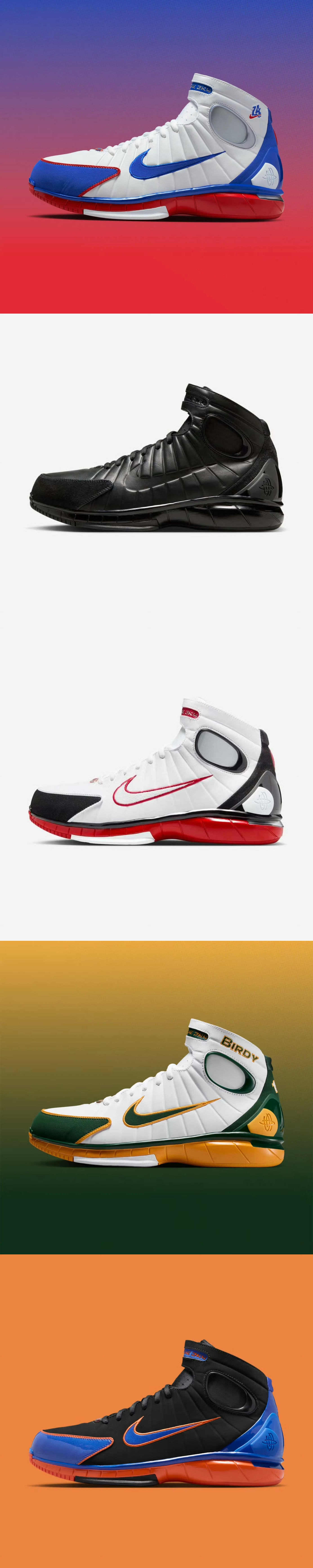 Zoom Huarache 2K4 配色选择截止目前偏爱哪一双鞋控的日常nba