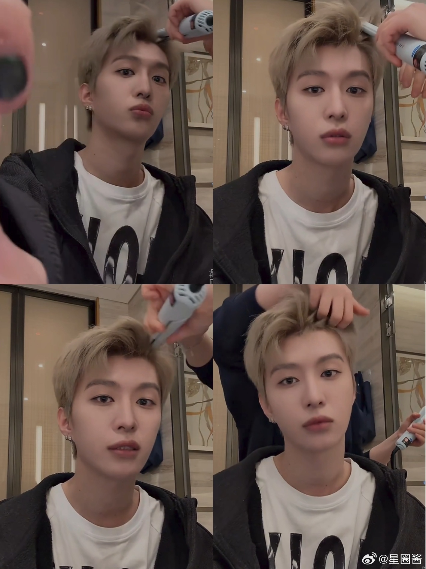 范丞丞“会呼吸的头发”...这是什么蓬松秘诀！头发多到犯规 范丞丞丞丞同款vod