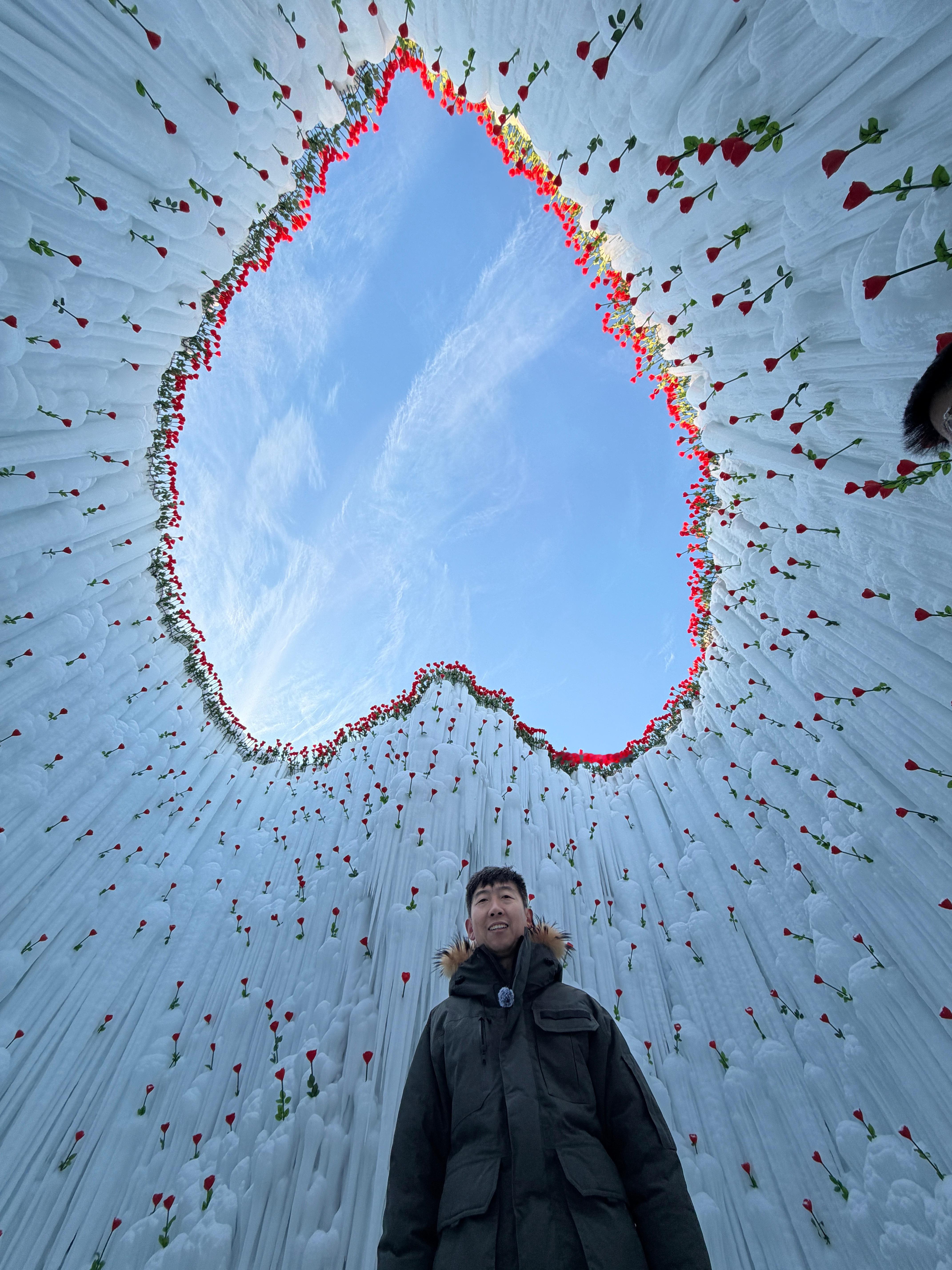 东北刘亦菲与冰冻的玫瑰 延边