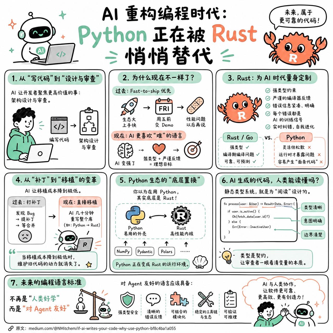 【AI 重构编程时代：Python 正在被 Rust 悄悄替代】

快速阅读：随