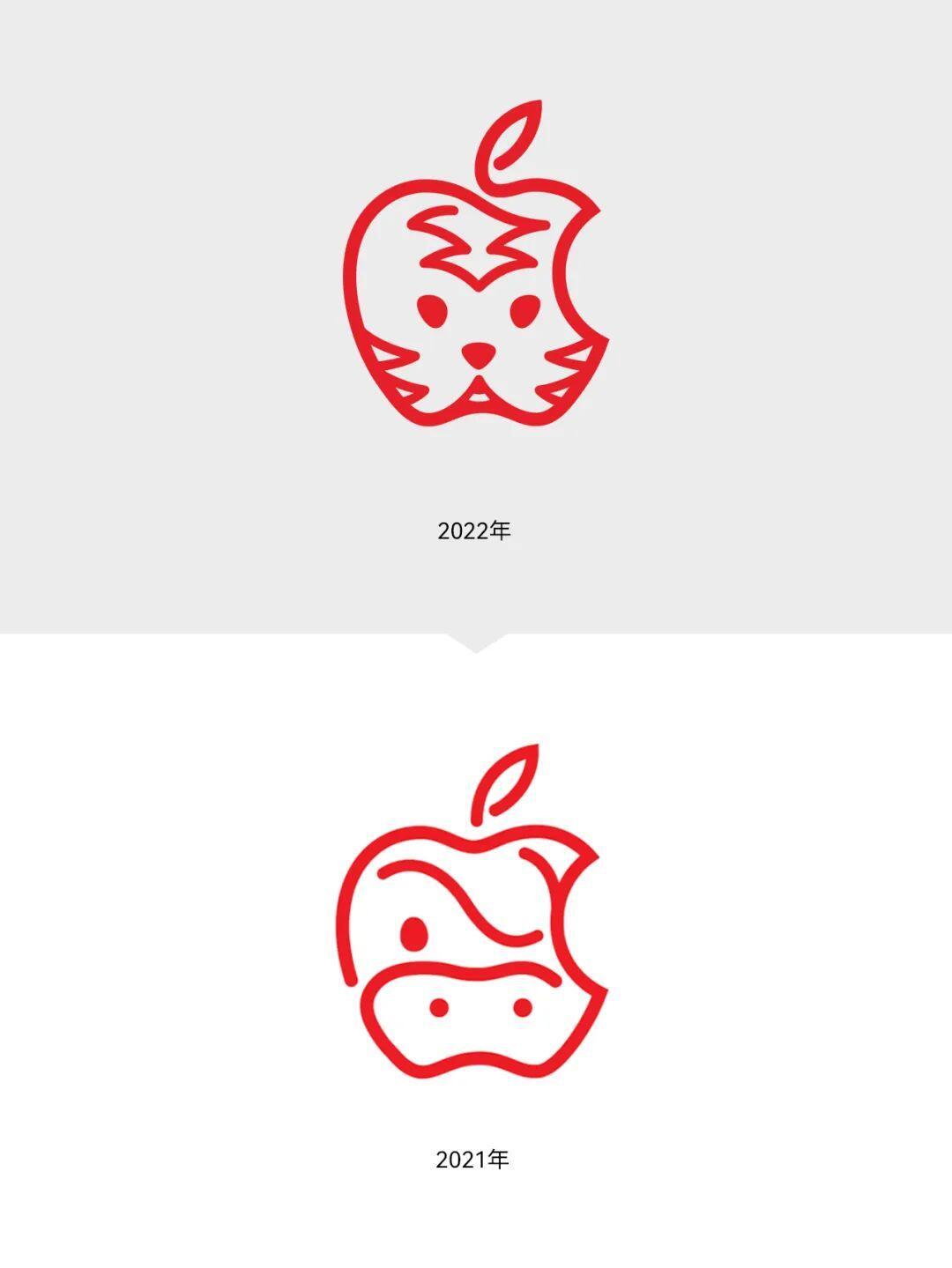 不出意外这就是Apple蛇年的Logo盘点历年生肖标就只有小蛇给画了全身图[do