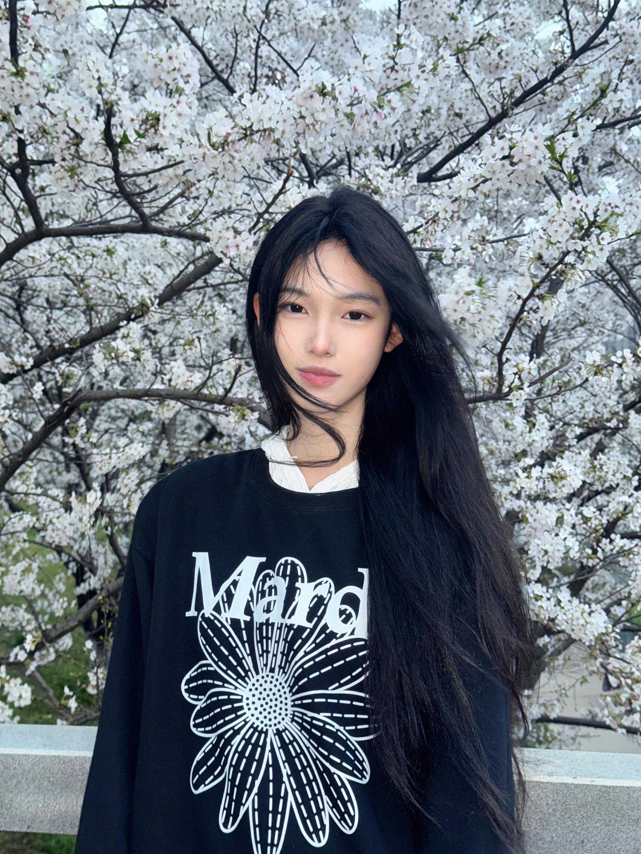 最美的樱花可能就开在学校附近的路边