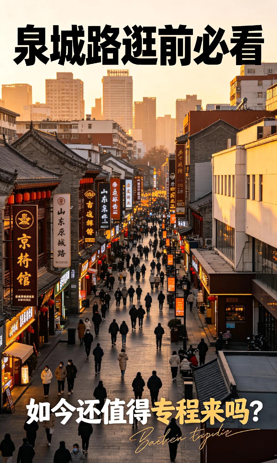 泉城路逛前必看，如今还值得专程来吗