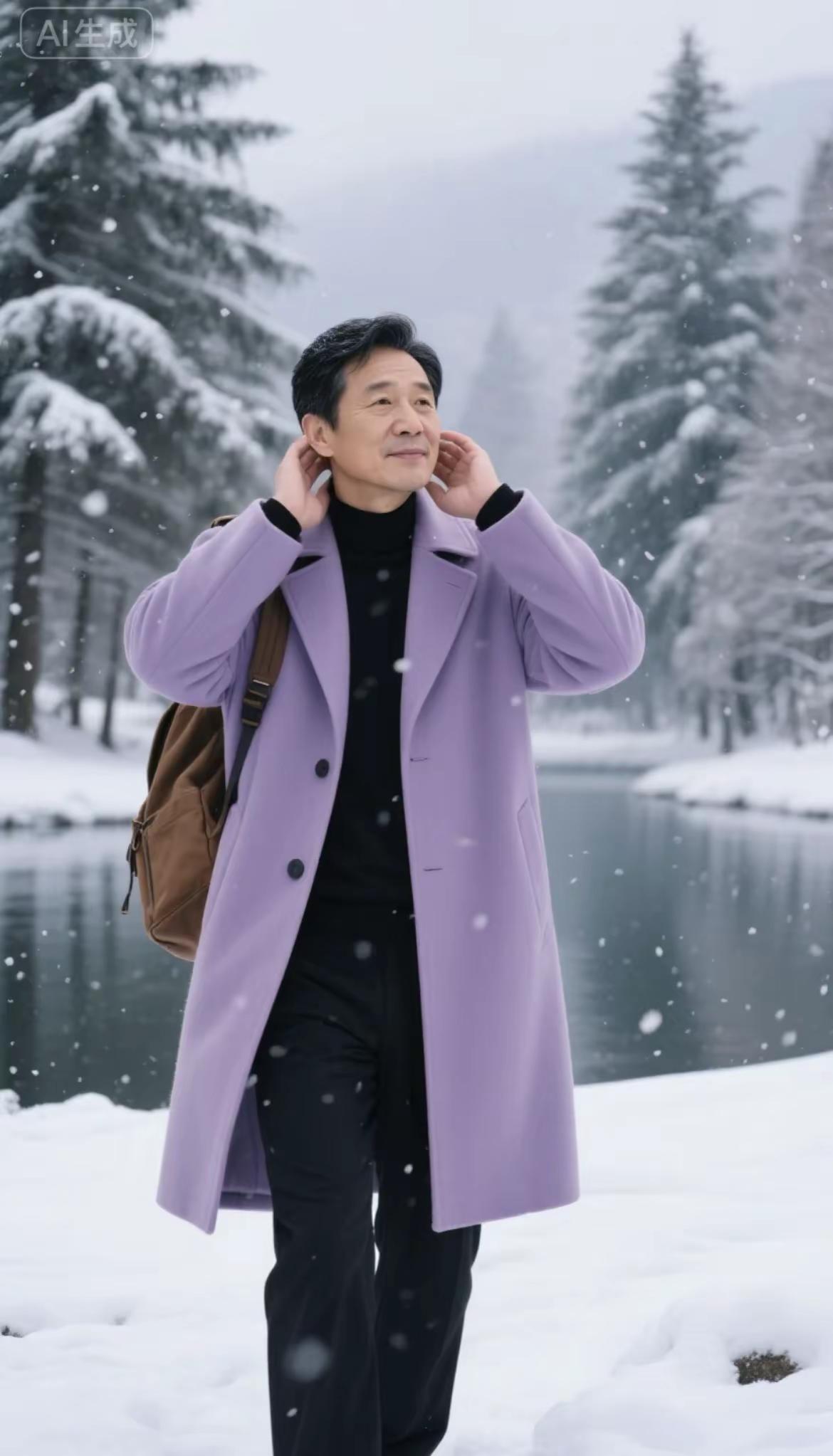 大衣冬季穿搭 帅气十足 魅力十足 穿搭有范 与你到永久