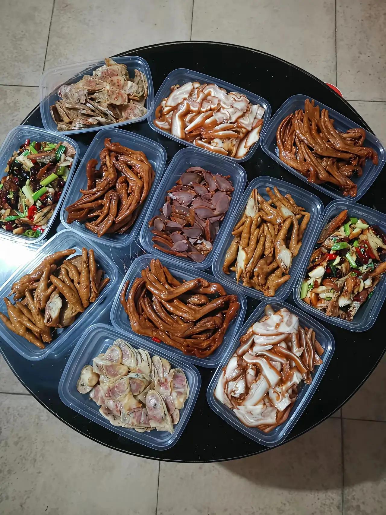 差花生米，酱牛肉