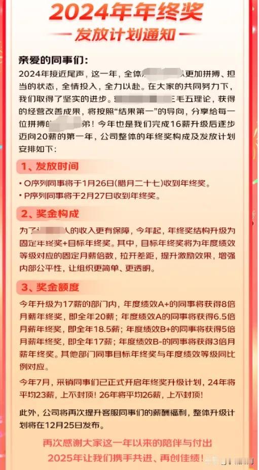 国企在降薪，私企在涨薪？这个公司的年终奖竟然高达26薪！
涨薪的经历分享