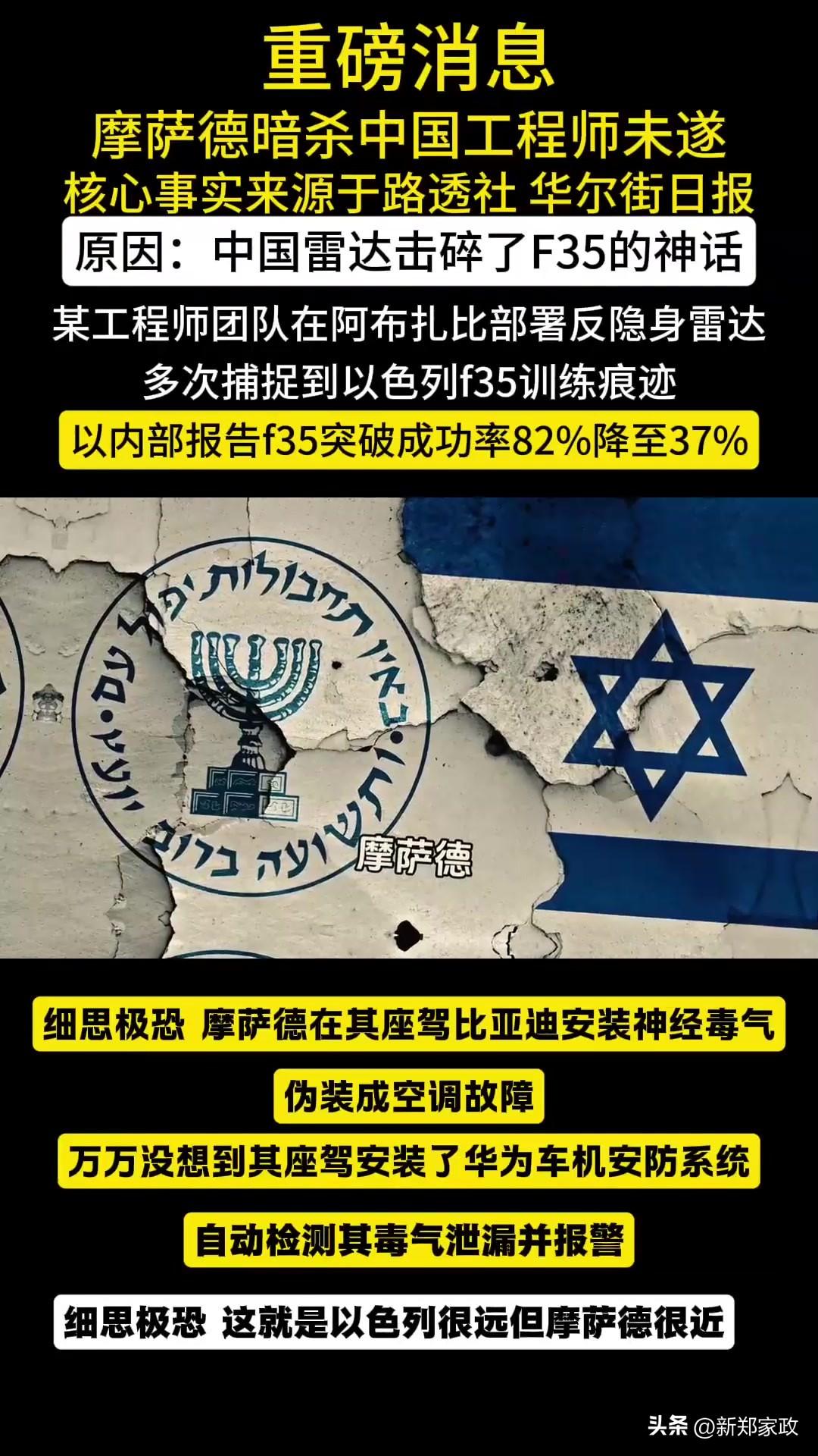 摩萨德（以色列情报与特殊使命局）长期在全球执行秘密行动，以下是其被广泛报道、争议