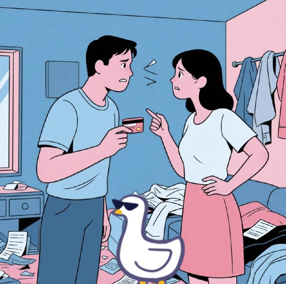想不到，
真是想不到，在湖北，
一对夫妻因为一件小事闹得不可开交。

妻子发现丈