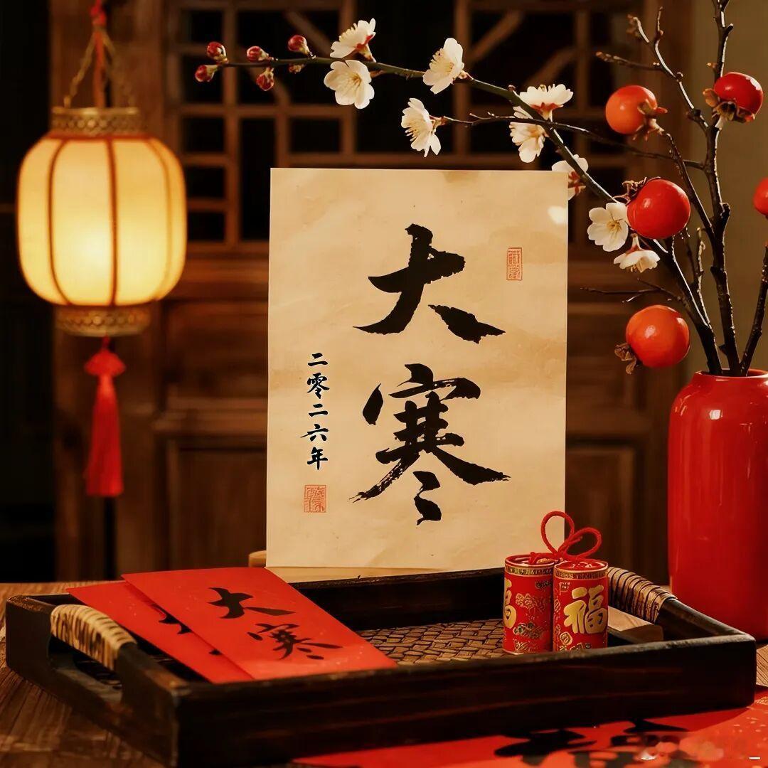 大寒雪覆千山，是冬的收尾，也是冬的最后一程。人间请慢慢走，毕竟下一次寒尽，又是一