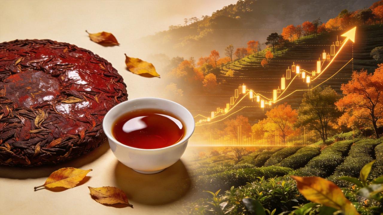 云南普洱茶8月大盘数据出来了：均价跌了3.52%，电商平台跌了9.45%，产区原