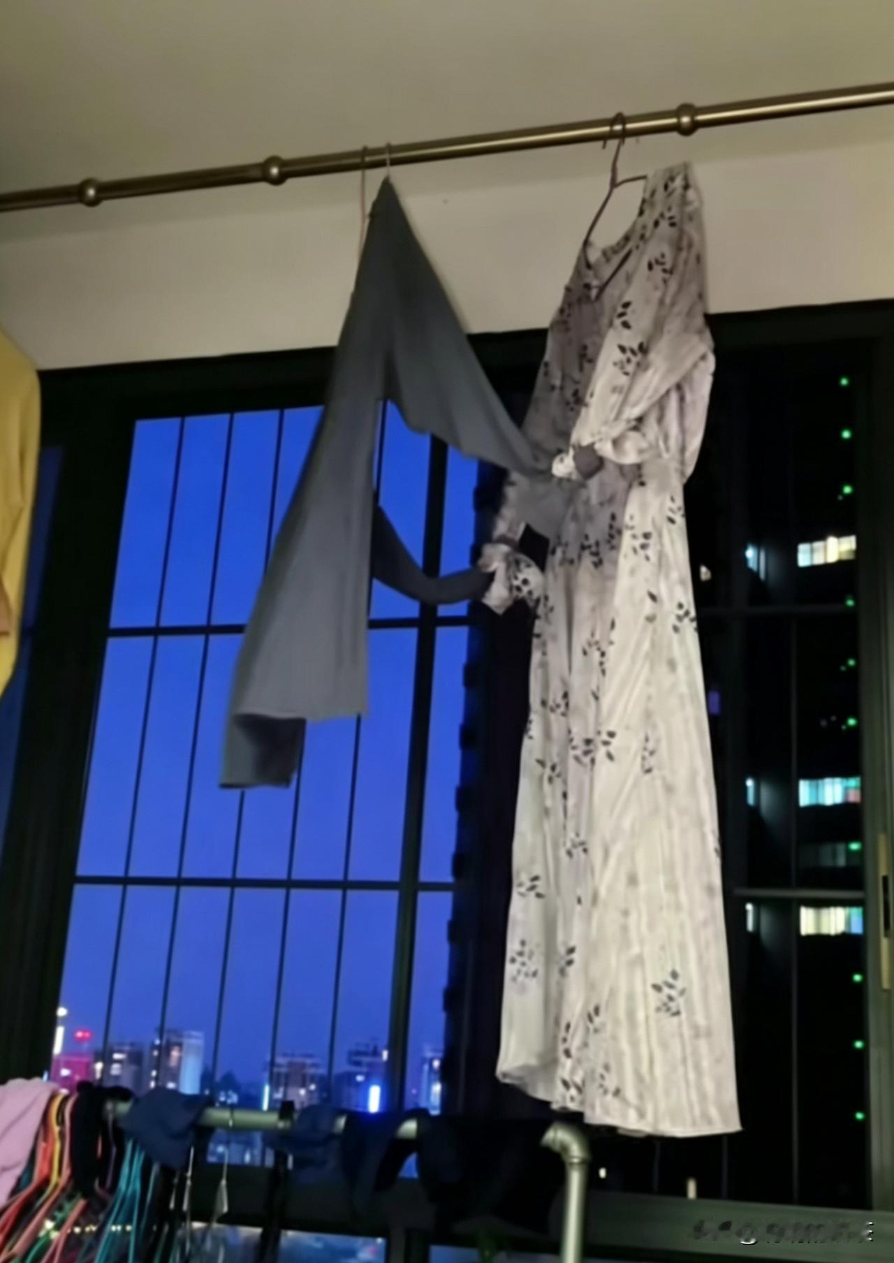 就像弱弱的问一句除了我家老公，还有谁家老公这样晾衣服？