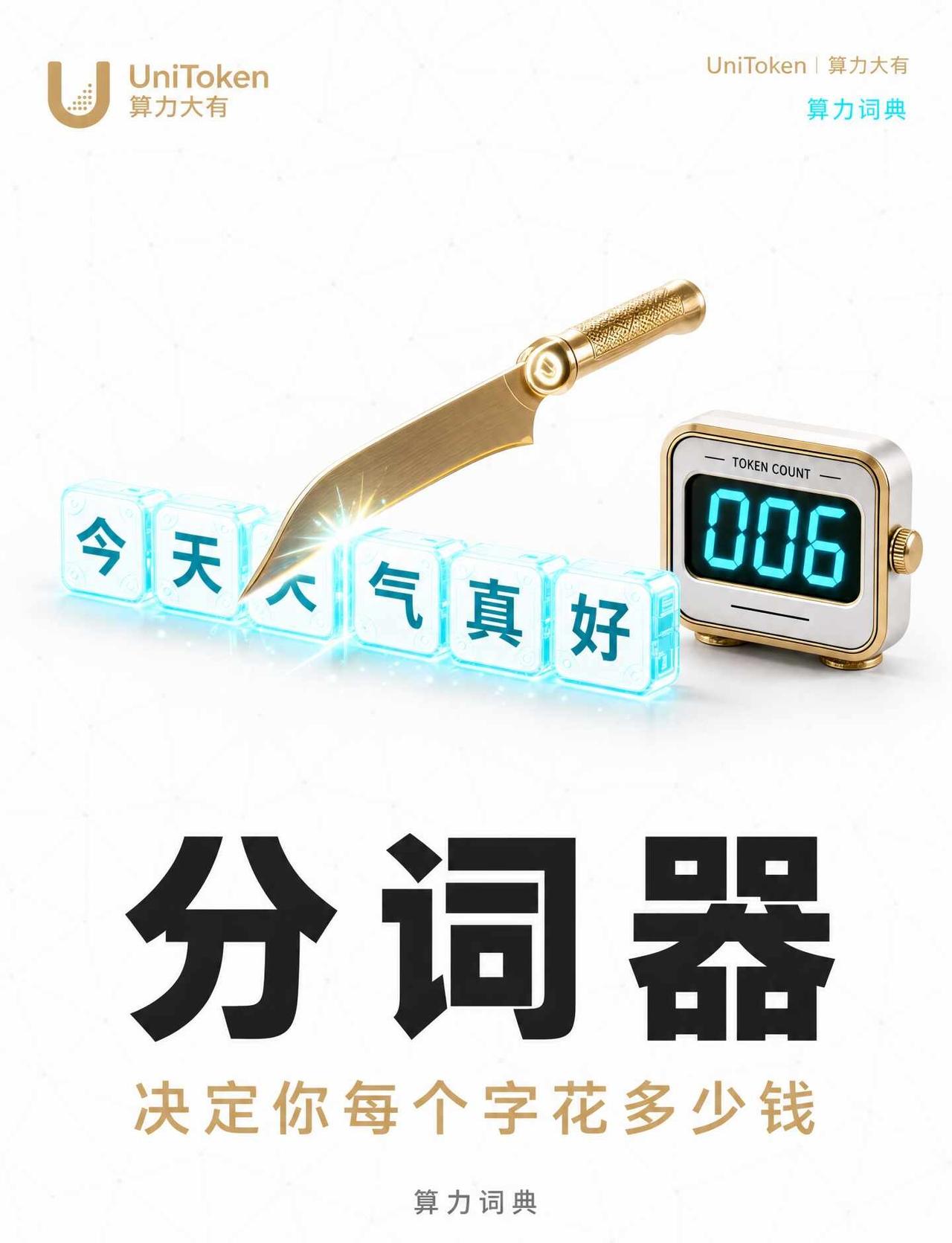 分词器 —— 决定你每个字花多少钱
[仙女棒unlock]同样一段话，为什么中文