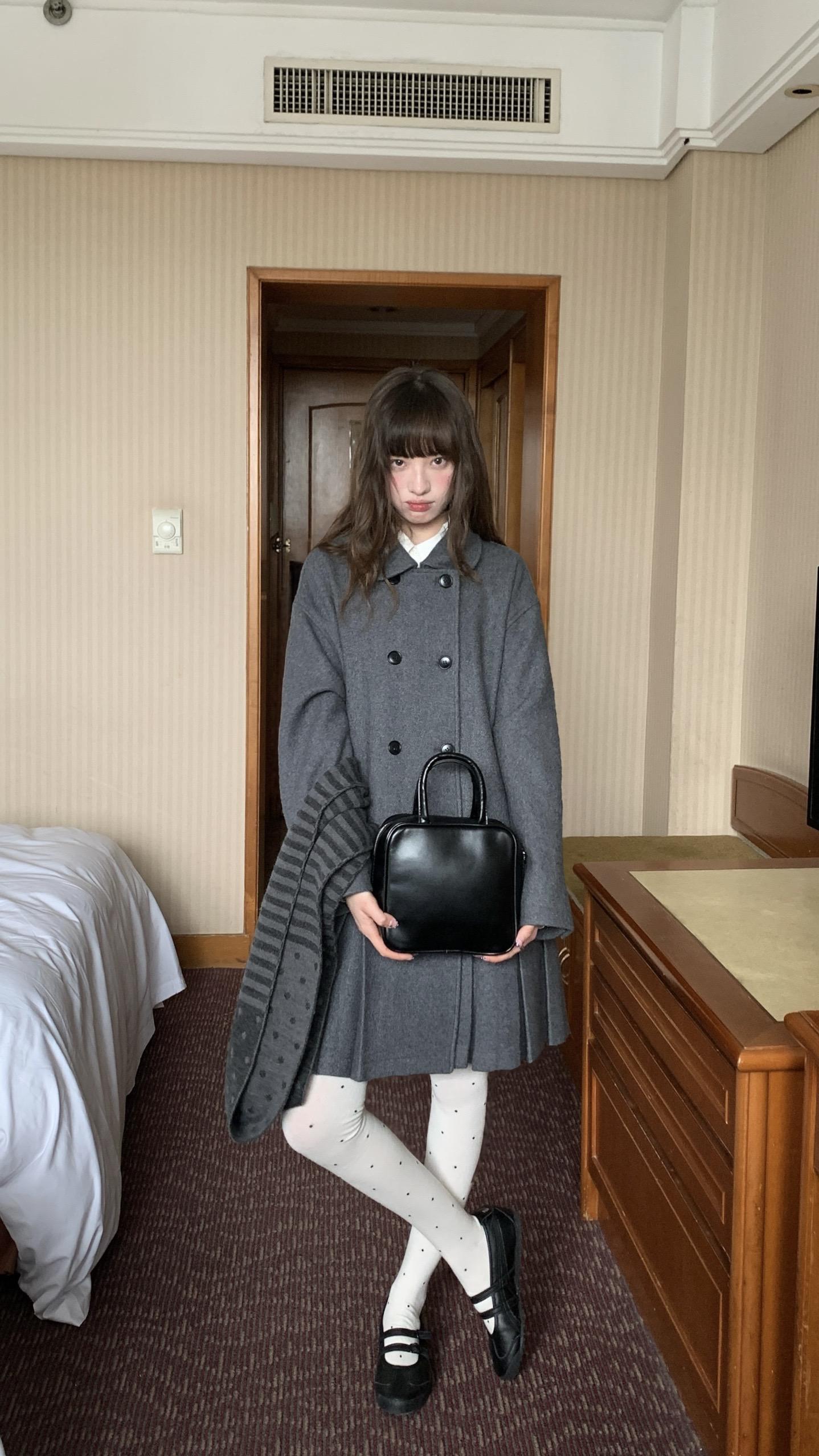 韩女冬日穿搭证件照❄️。