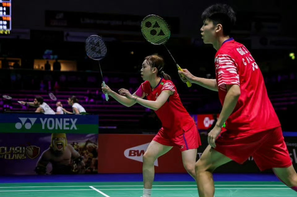 2026年中国羽毛球大师赛 高家炫/吴梦莹21-14, 21-15赢下马尤/巴莱