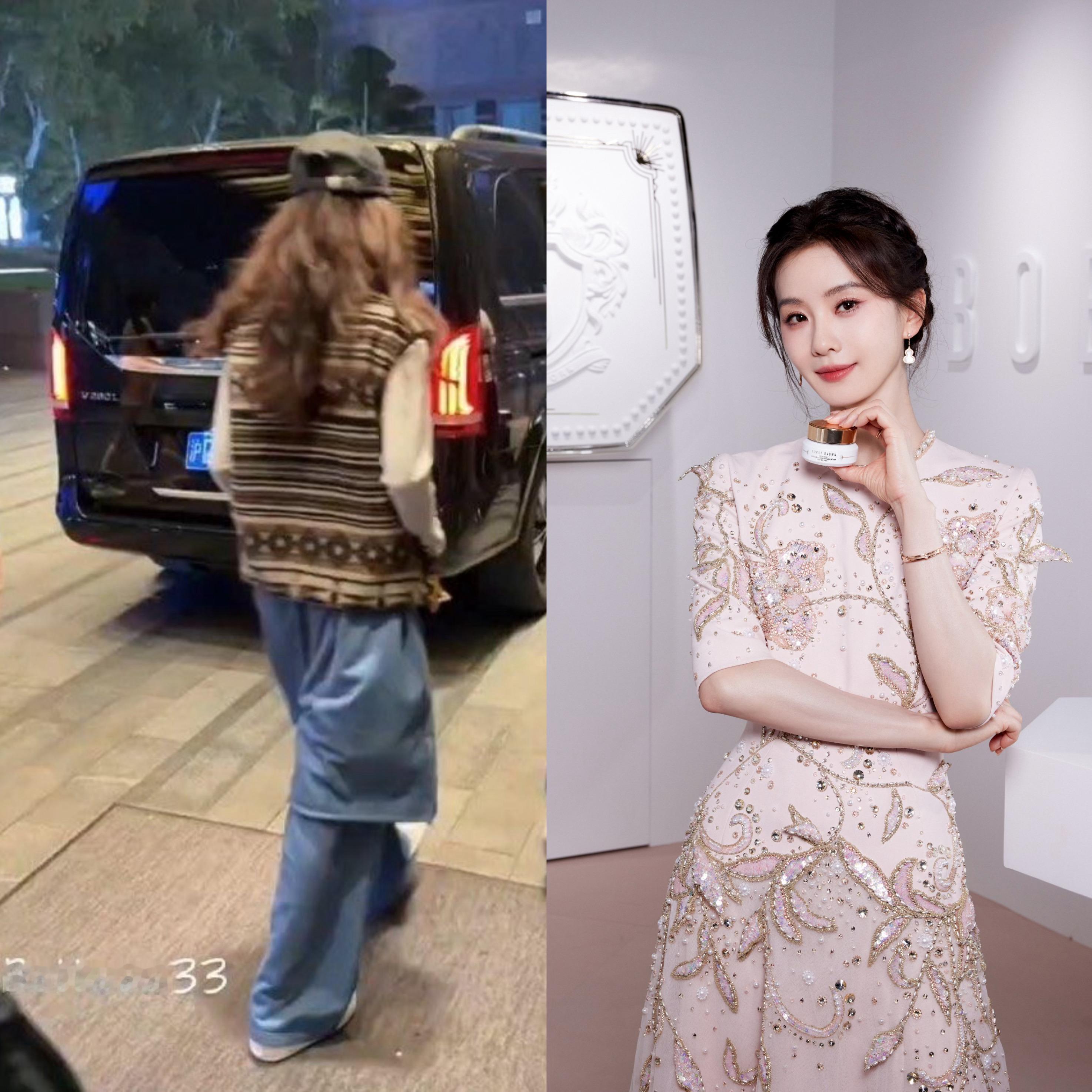 刘诗诗私服vs活动造型--南京芭比波朗Bobbi Brown活动 