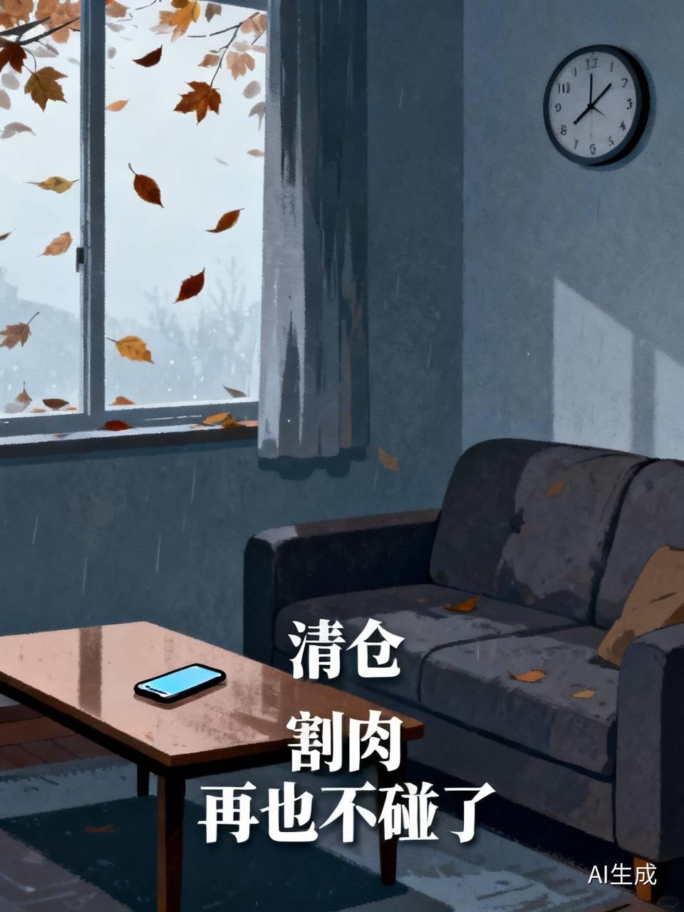 老陈把手机屏幕扣在茶几上，窗外的梧桐叶正被秋风卷得打旋。客厅里安静得能听见墙上挂